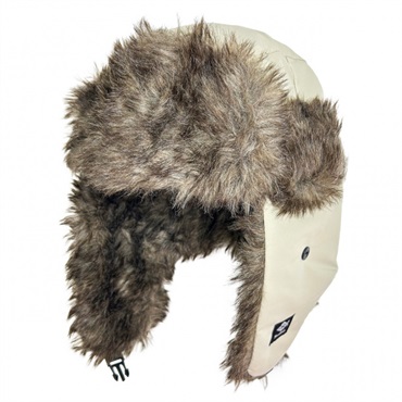 撥水アビエーターキャップ【防寒対策/保温効果】(ベージュ)